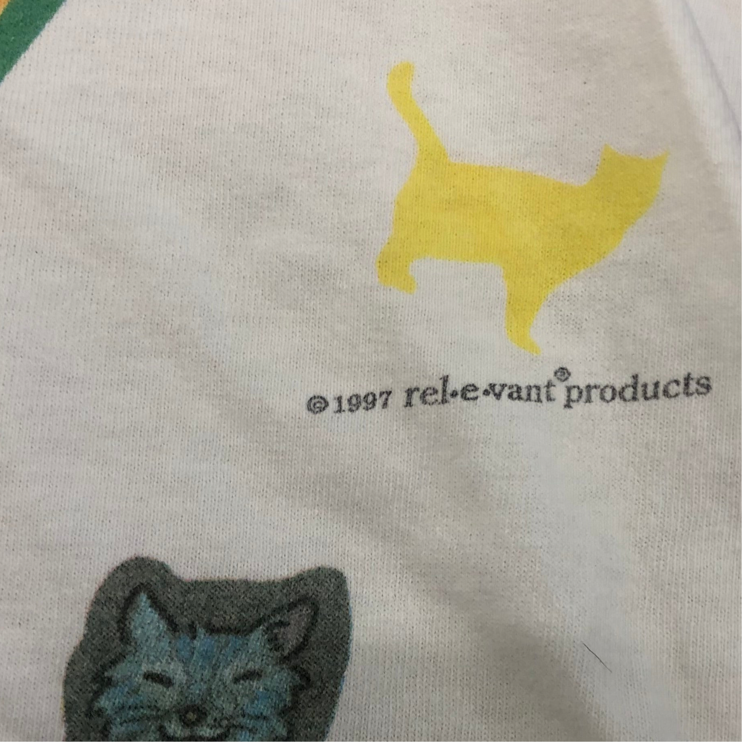 1997 Rel-e-vant Art Cat T-Shirt