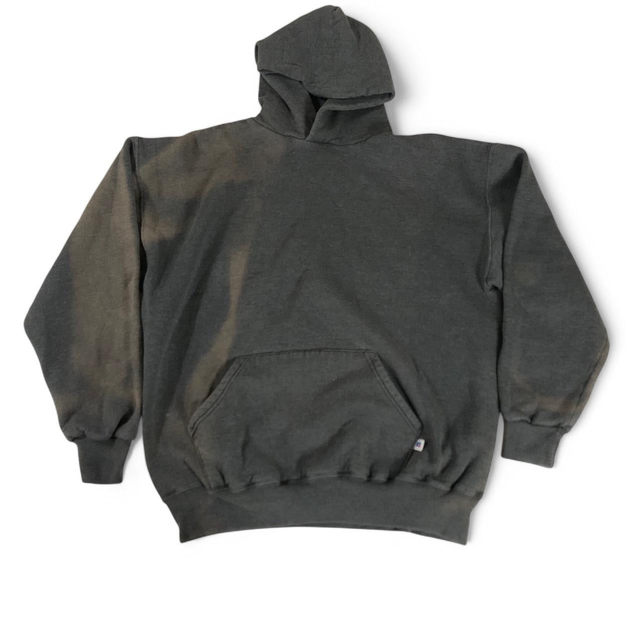 Vintage Faded Russell Athletic Blank Pull Over Hoodie