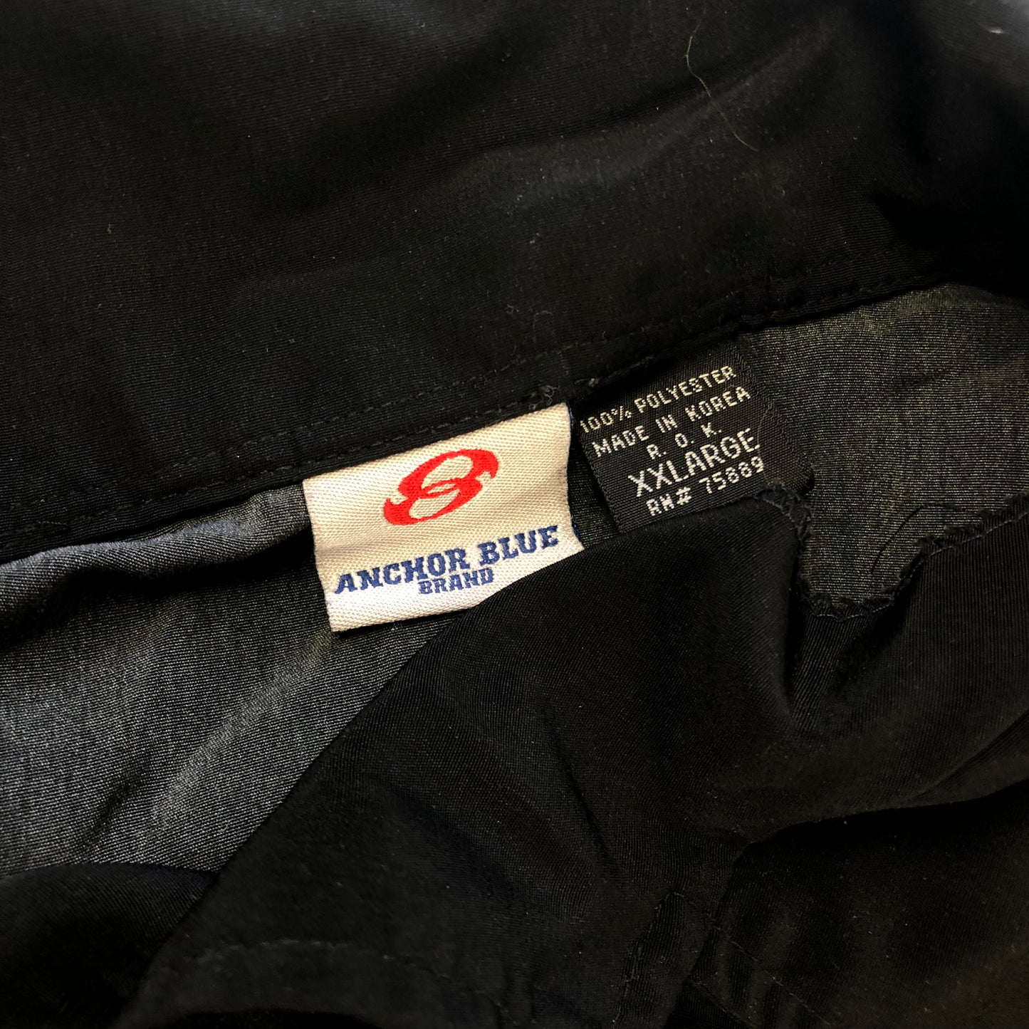 Y2K Anchor Blue Flame Dragon Button Up Shirt