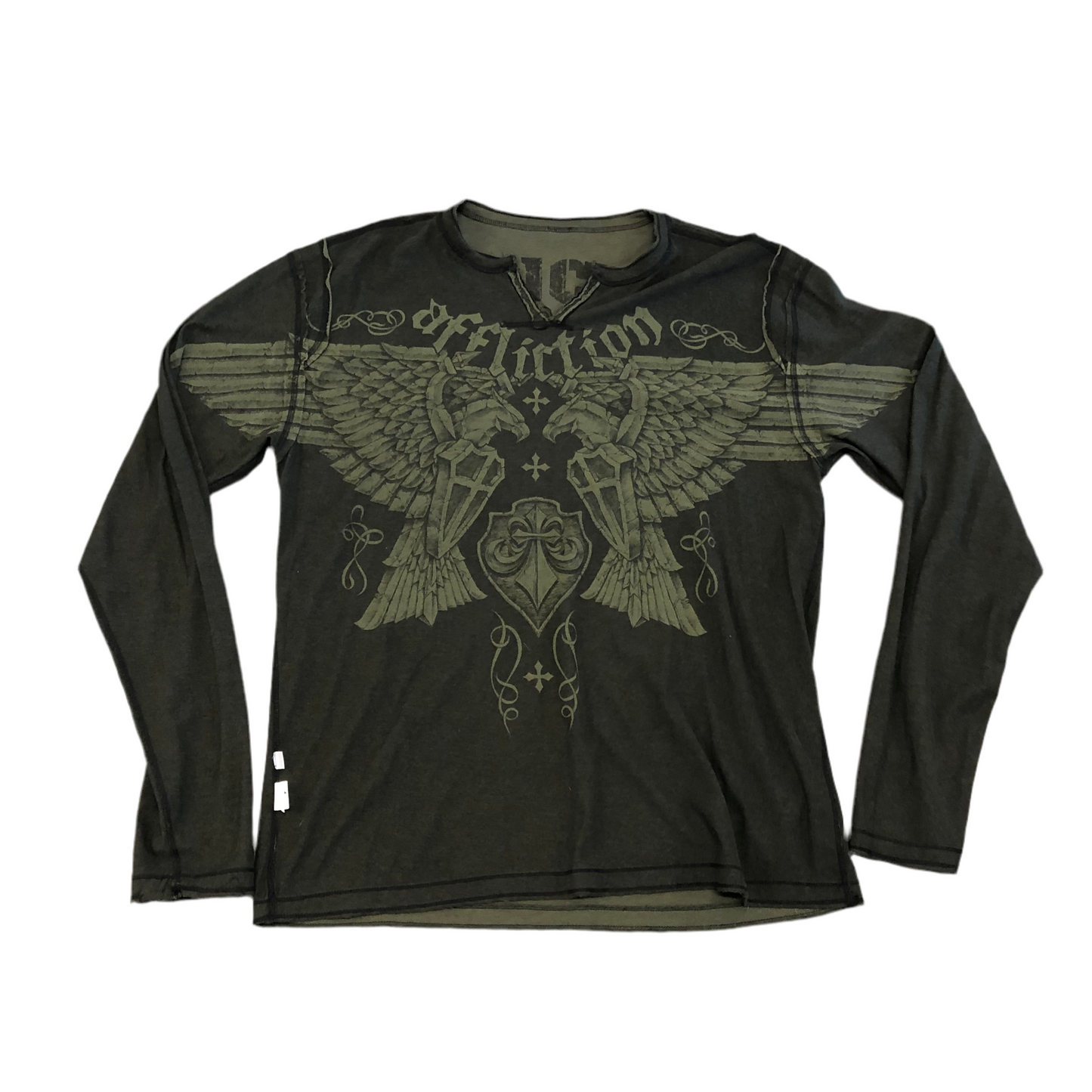 Y2k Affliction All Over Print Reversible Long Sleeve