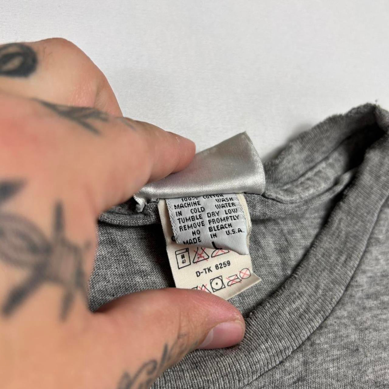 Vintage DKNY Thrashed Graphic Logo T-Shirt