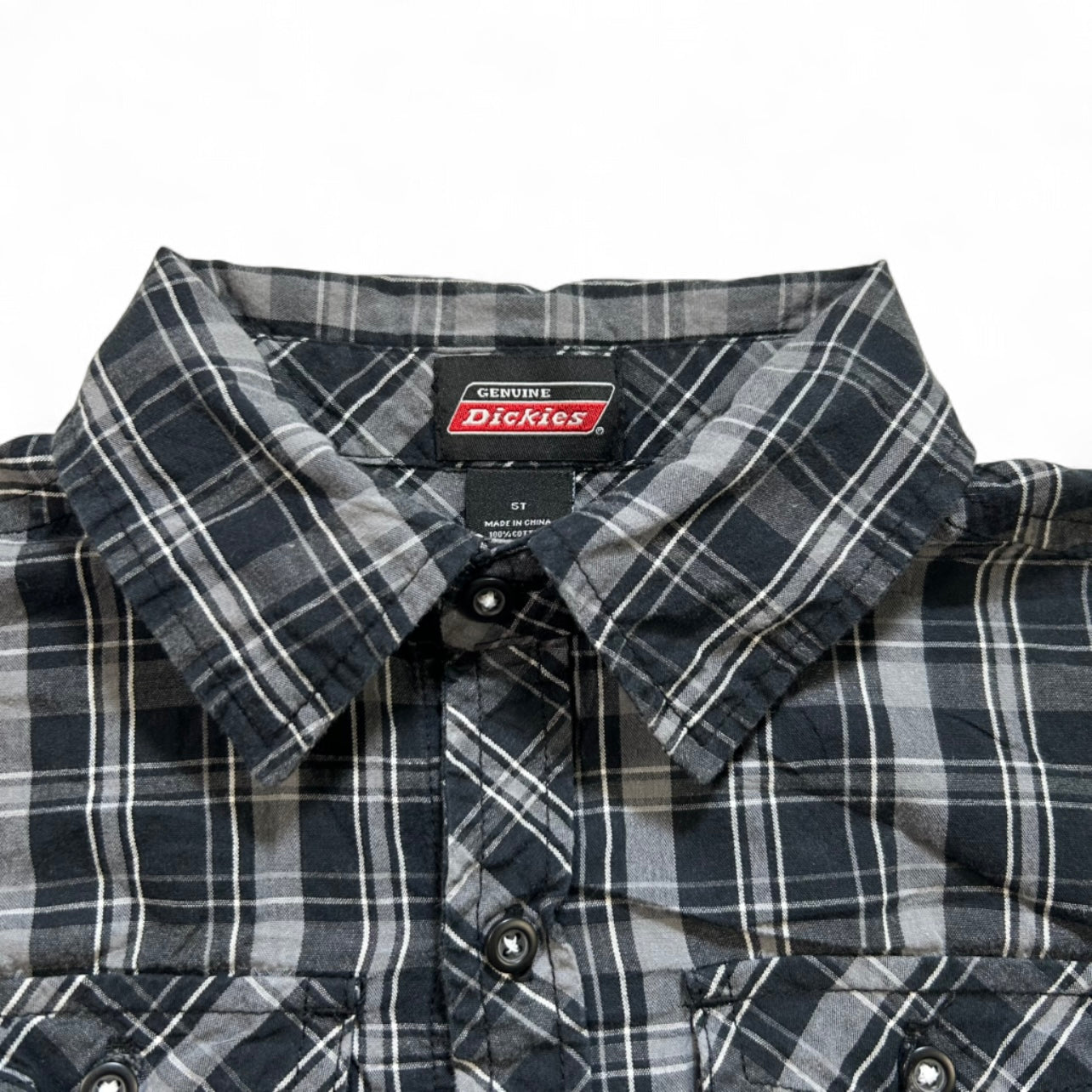 Y2K Dickies Button up Thermal Sleeves Shirt 5T