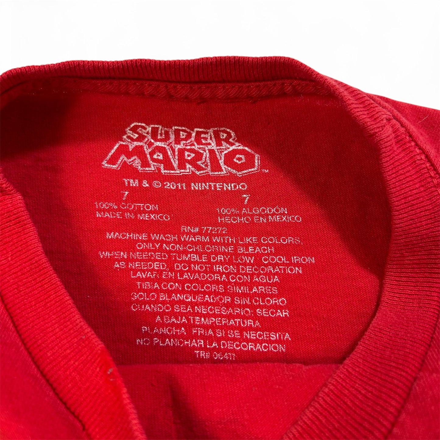 2011 Super Mario Kids T-Shirt