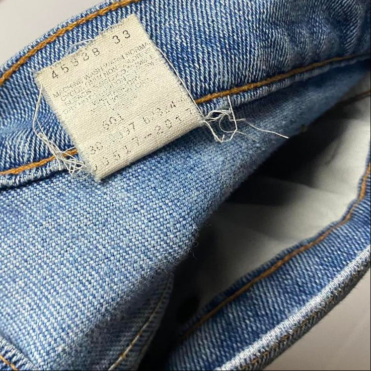 Vintage 517 Levi’s Orange Tab Distressed Jeans Size 33