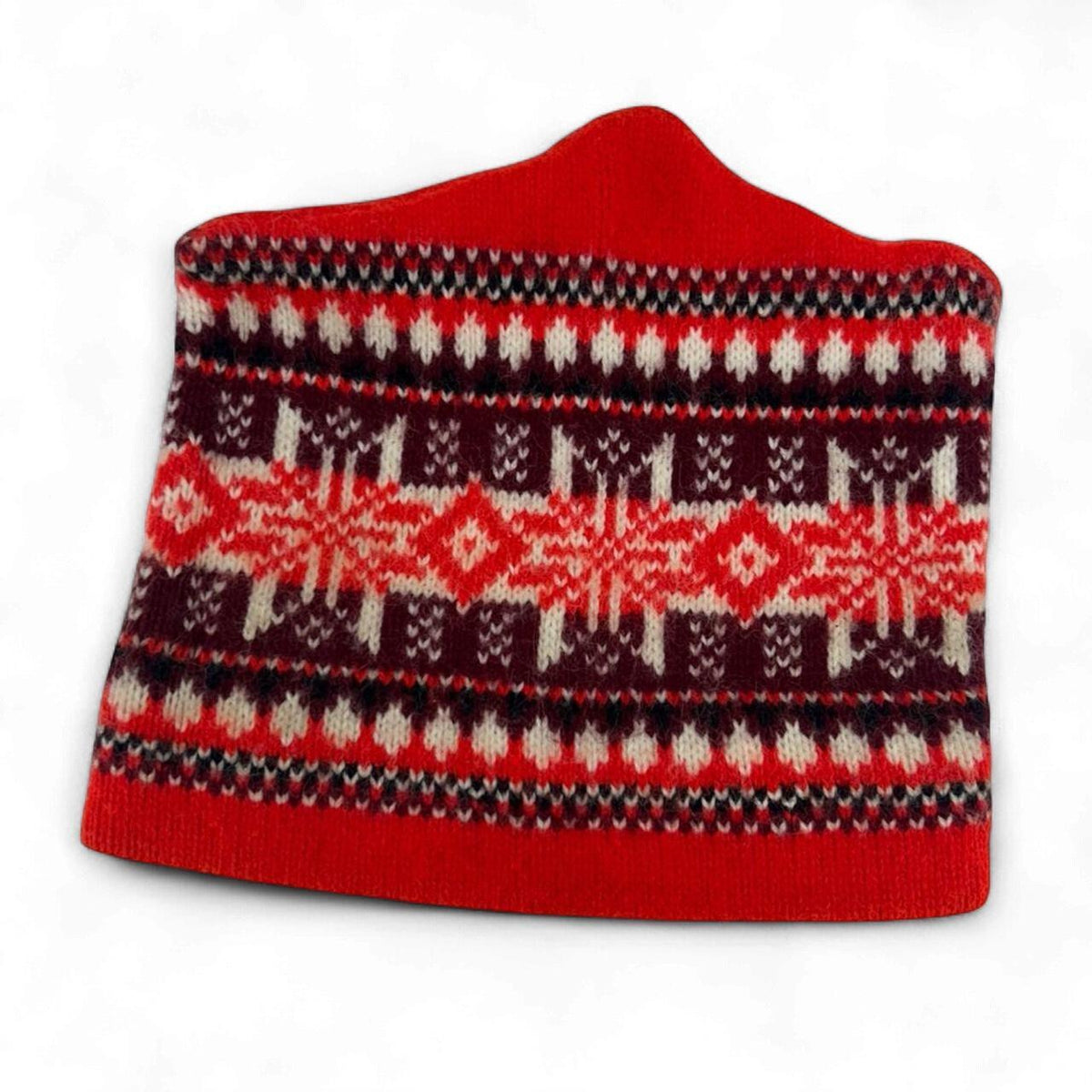 Vintage Nordic Knit skull cap Beanie