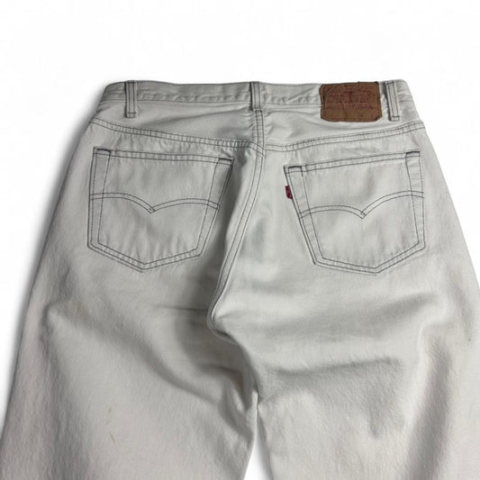 Vintage 80s Levi’s 501 White Denim Jeans