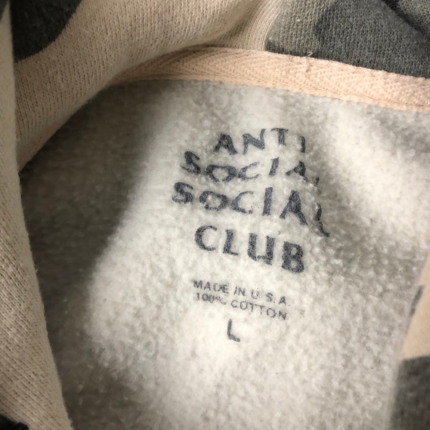Anti Social Social Club Camo Hoodie