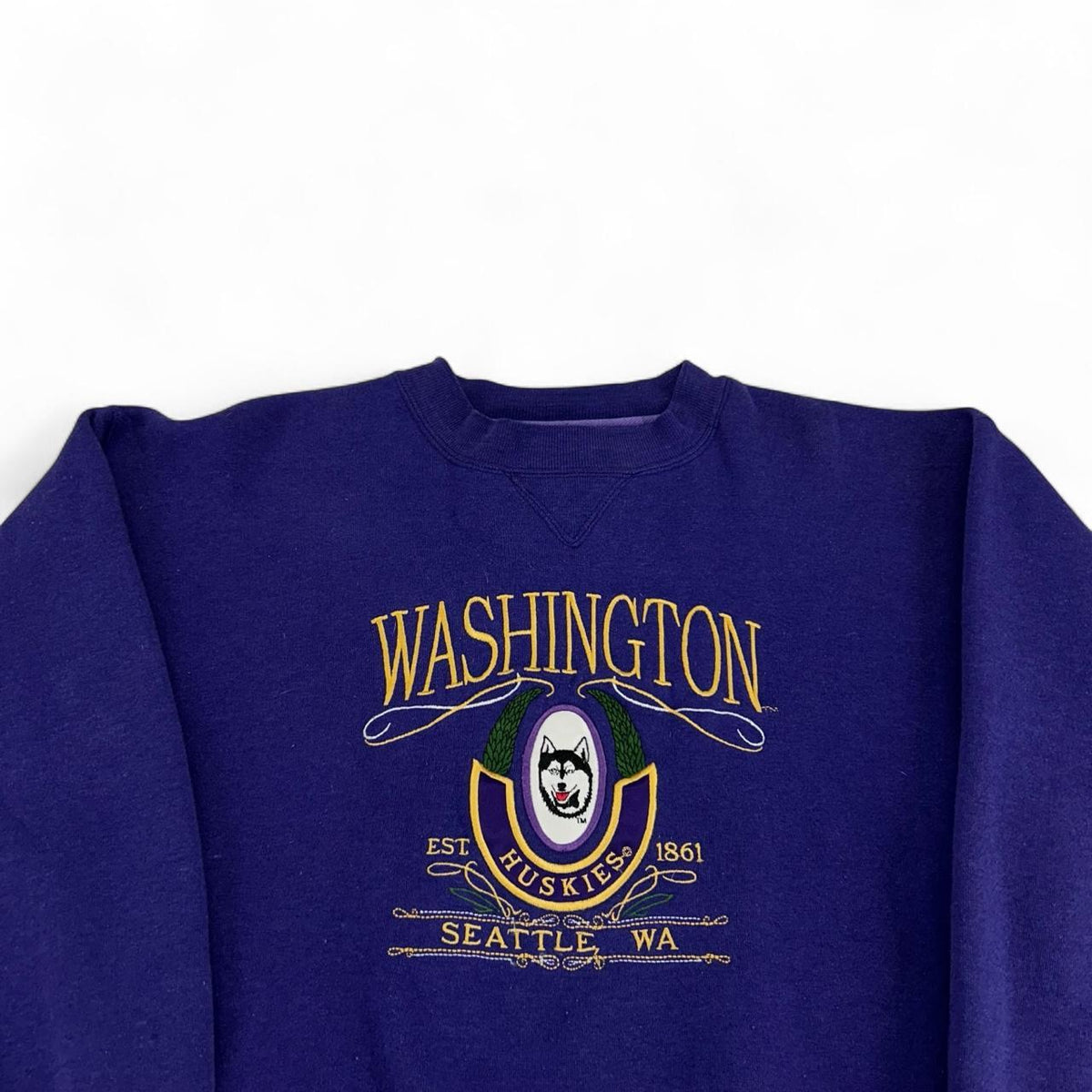 Vintage University of Washington Huskies Purple Sweatshirt Size M