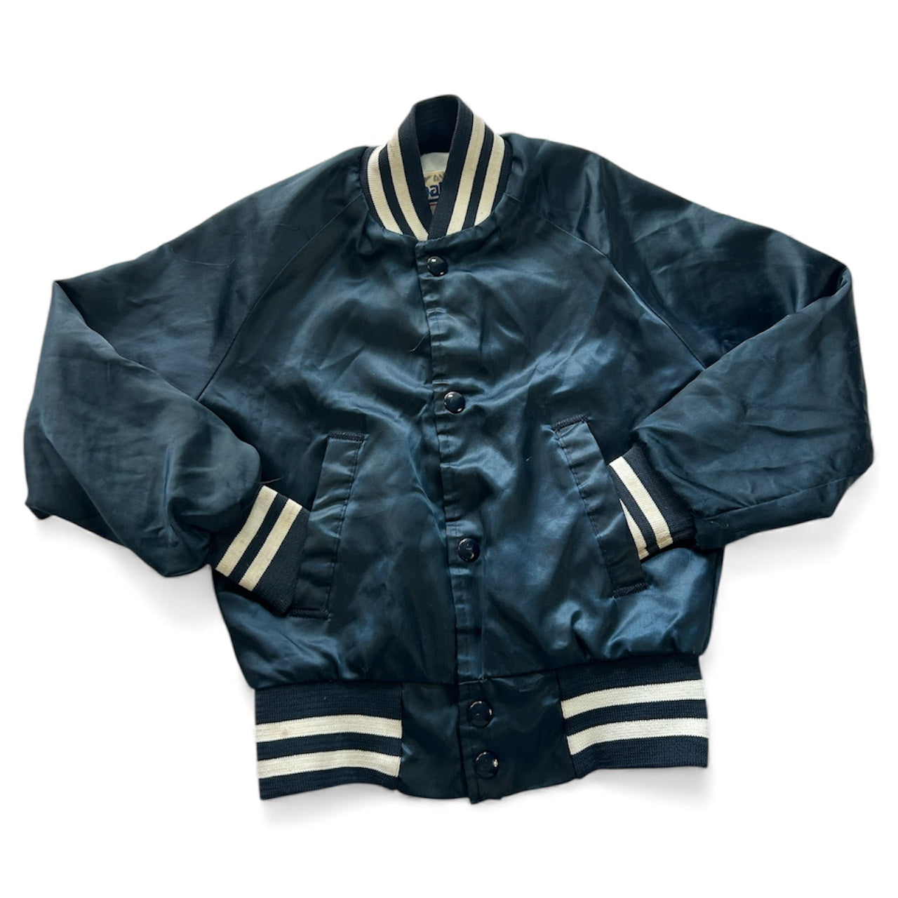 Vintage New York Yankees Chalk Line MLB Toddler Stain Bomber Jacket 6/8Y
