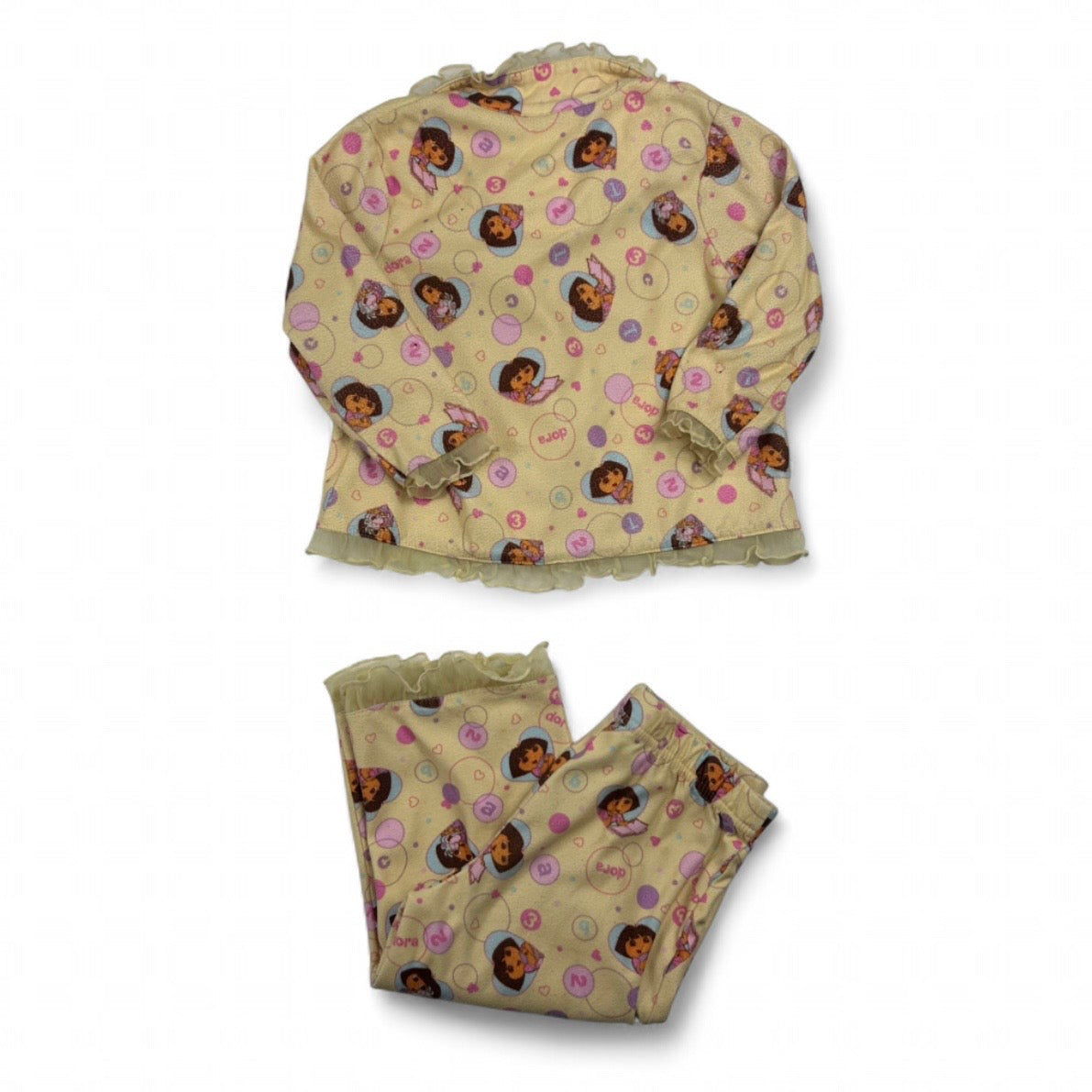 2006 Dora The Explorer Nick Jr Pajamas Set 3T