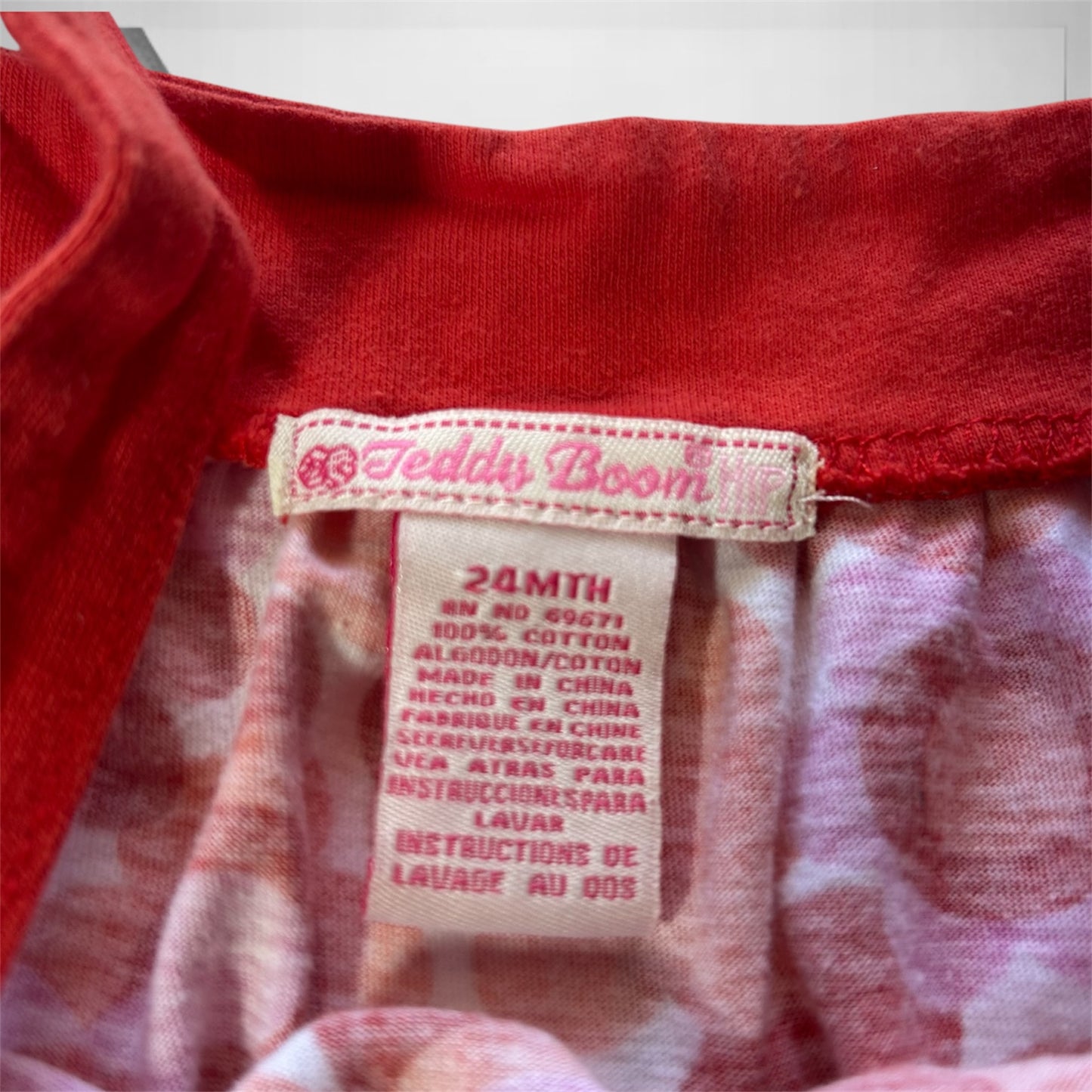 Teddy Boom Girls Tank Top