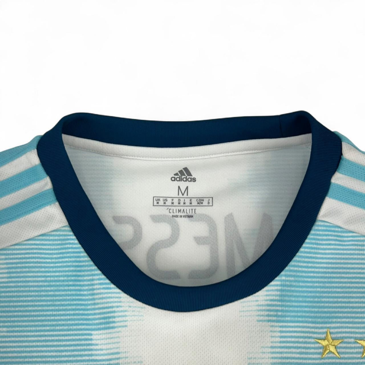 2019 Messi Argentina Adidas Home Jersey