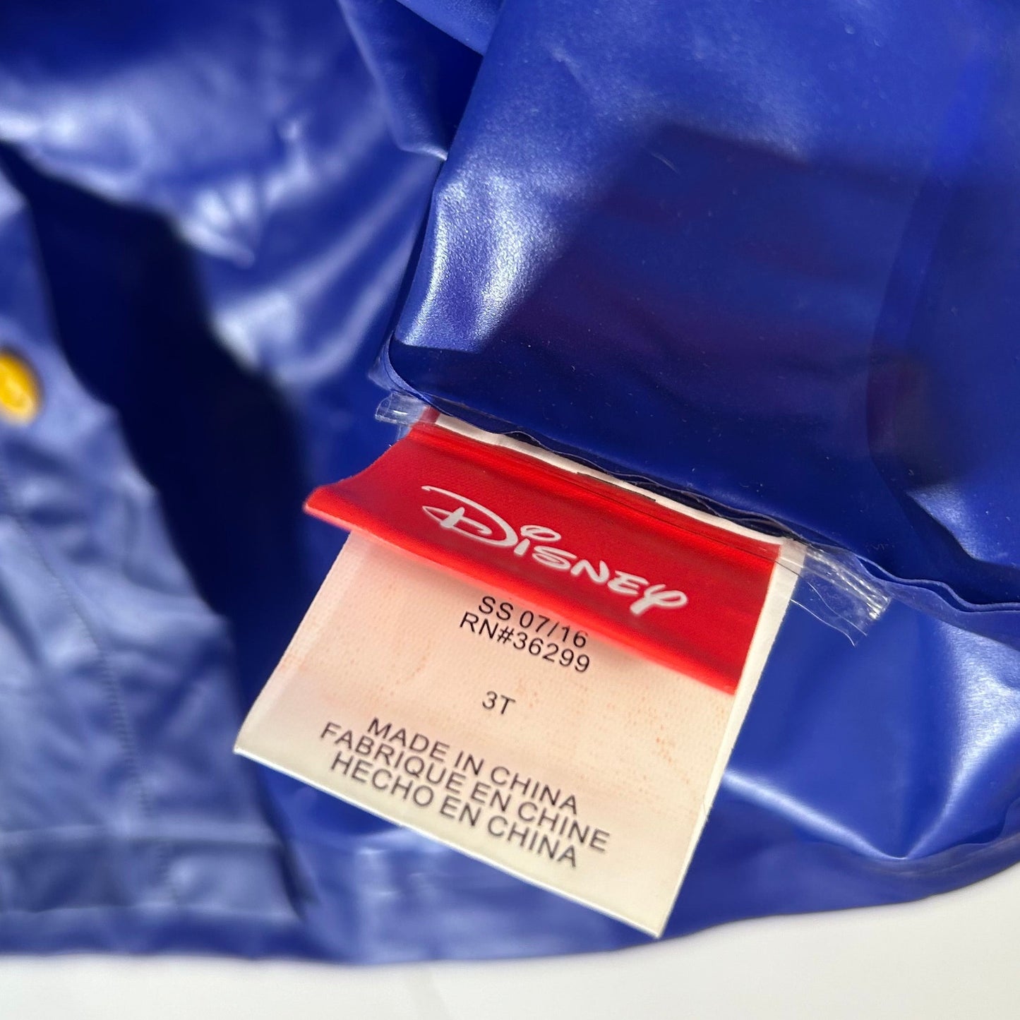 Vintage Mickey Mouse Disney Kids Rain Coat