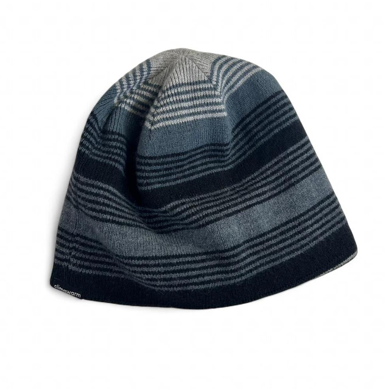 Vintage 2000’s Adidas Striped Knitted Skull Cap Beanie