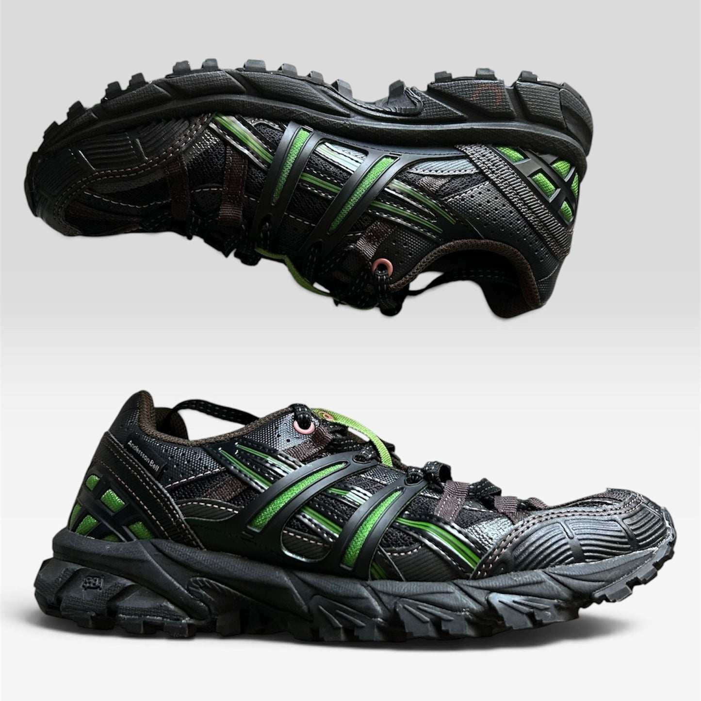 ANDERSSON BELL X ASICS GEL SONOMA 15-50 'BLACK GREEN' Size 5M 6.5W