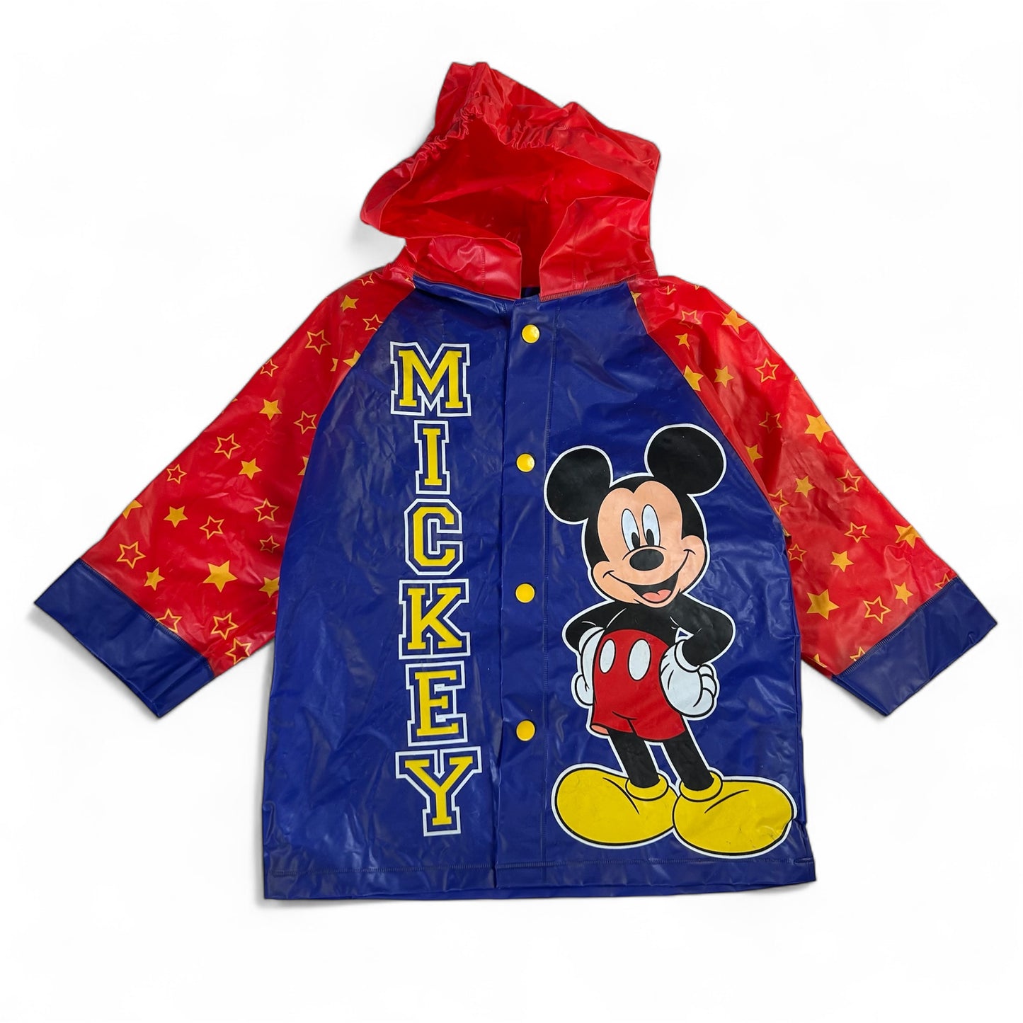 Vintage Mickey Mouse Disney Kids Rain Coat