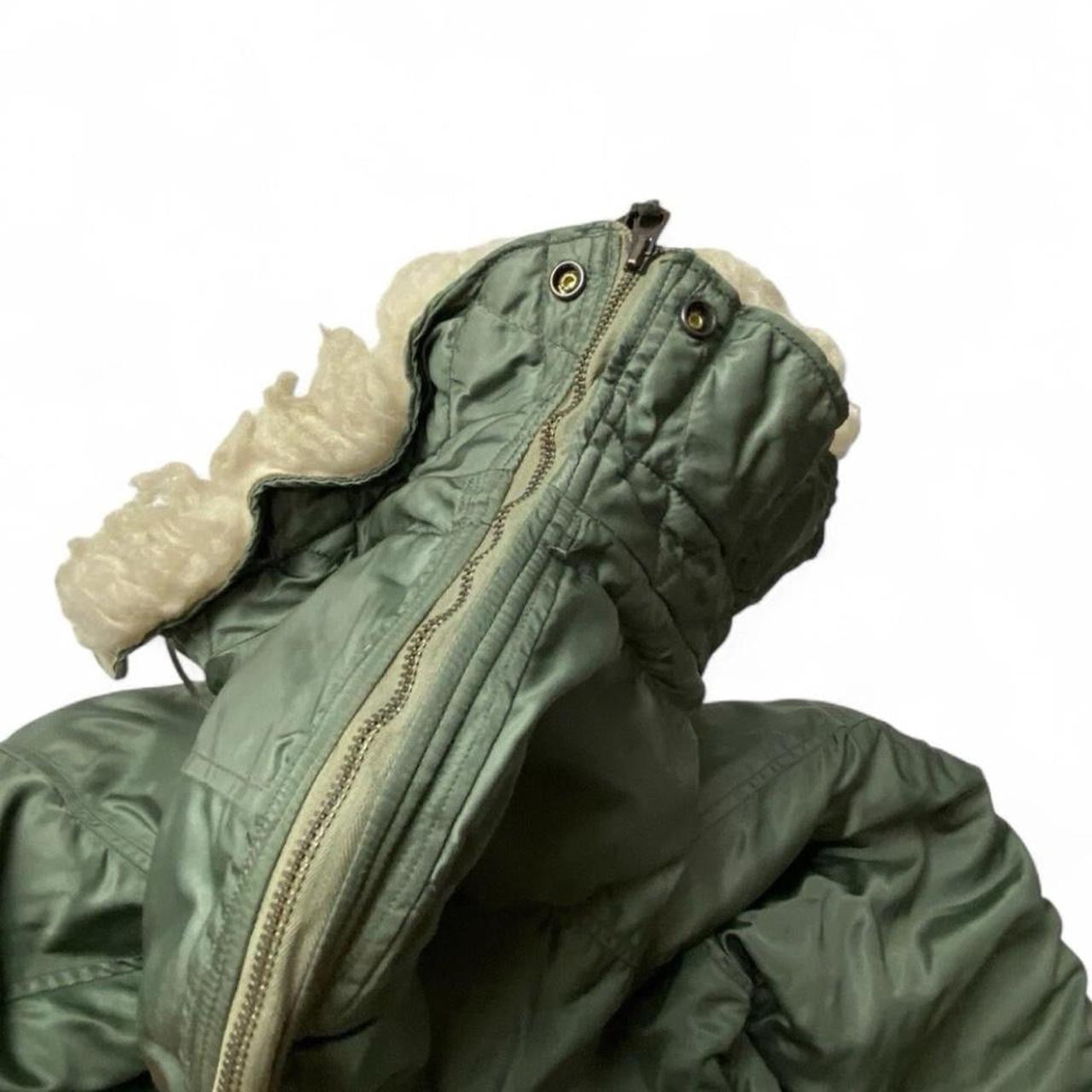 1975 USAF US Air Force N-2B Flight Heavy Jacket Attached Hood