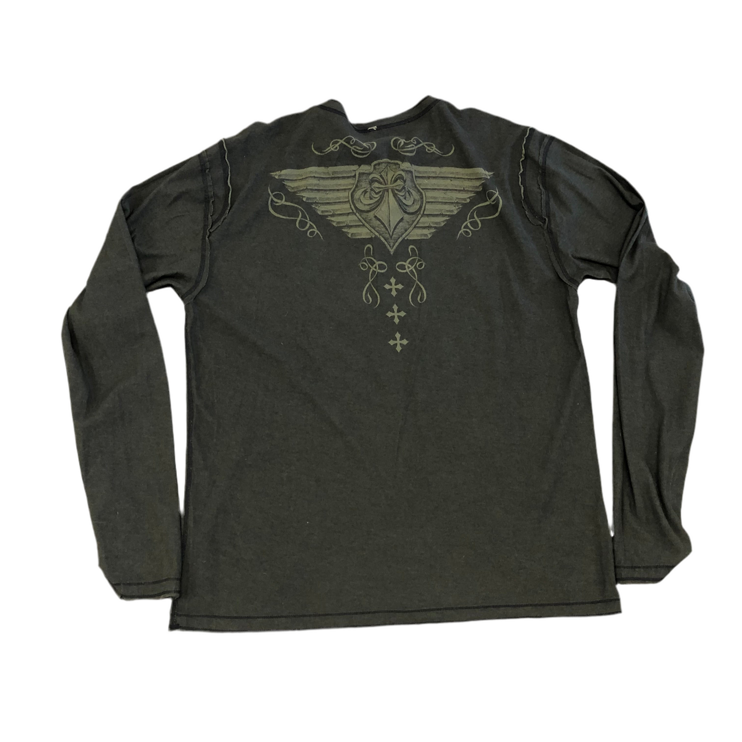 Y2k Affliction All Over Print Reversible Long Sleeve
