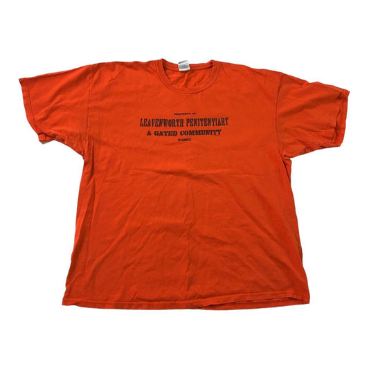 Vintage Leavenworth Penitentiary Ironic T-Shirt