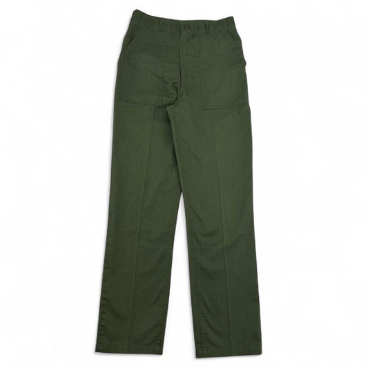 1970s US Army OG-507 Utility Military Trousers Size 29