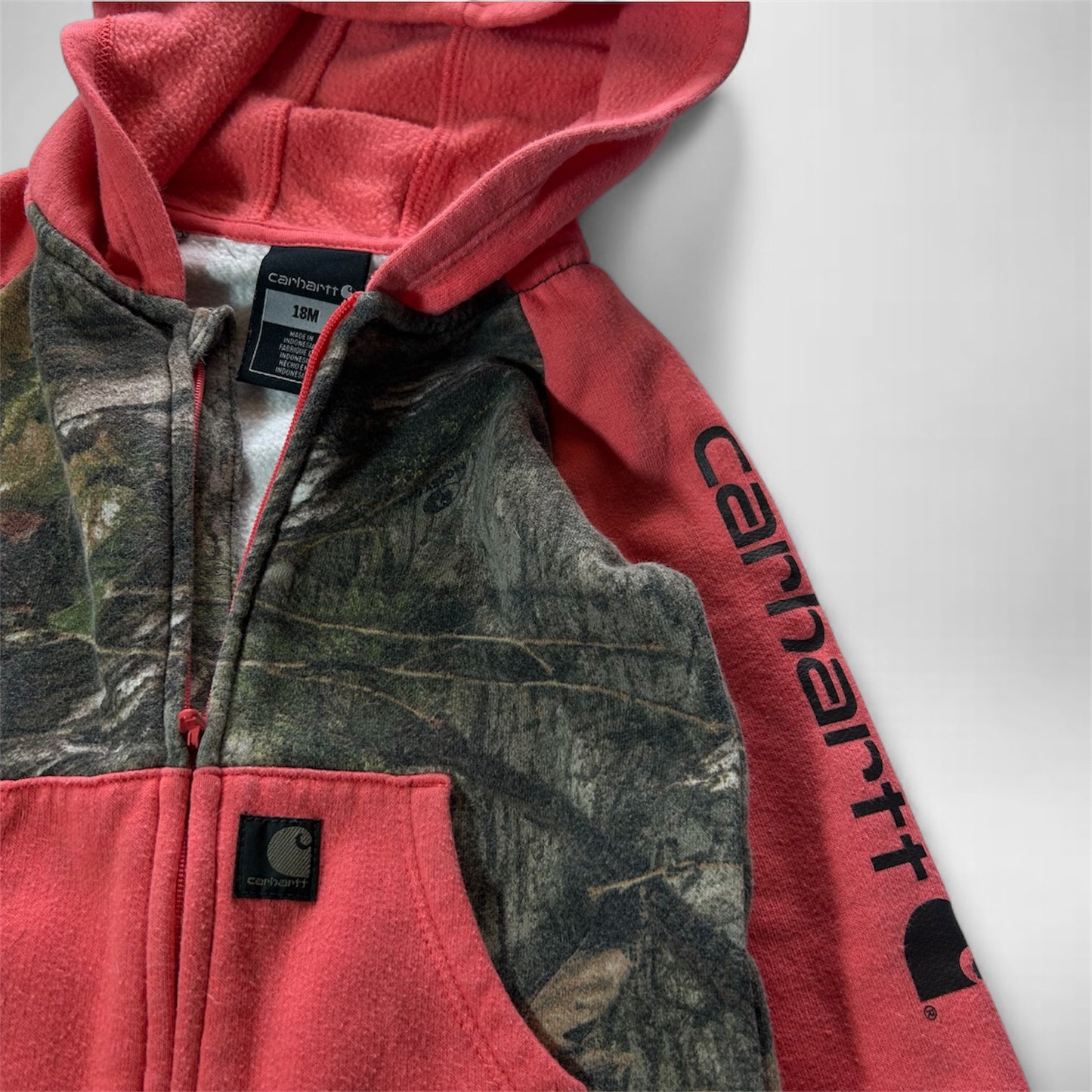 Carhartt Kids Zip Up Hooded Onesie