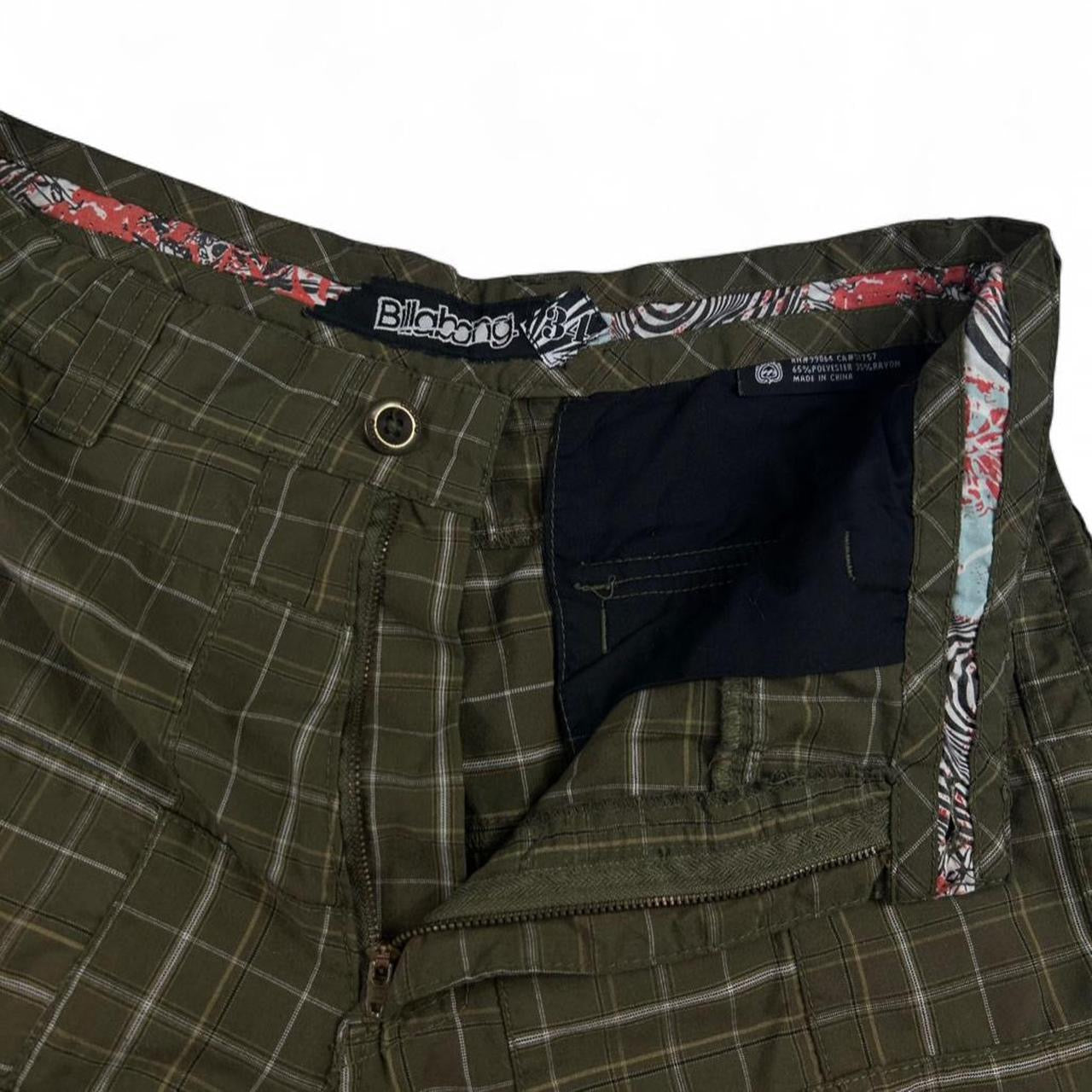 Vintage Billabong Surf Wear Plaid Patchwork Shorts