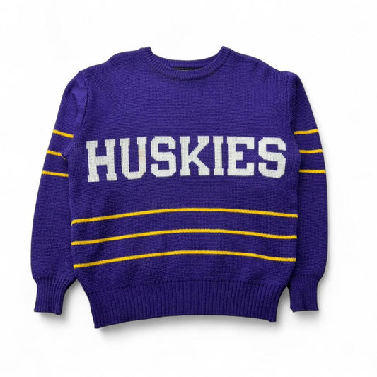 1980s Washington Huskies College Football Sweater