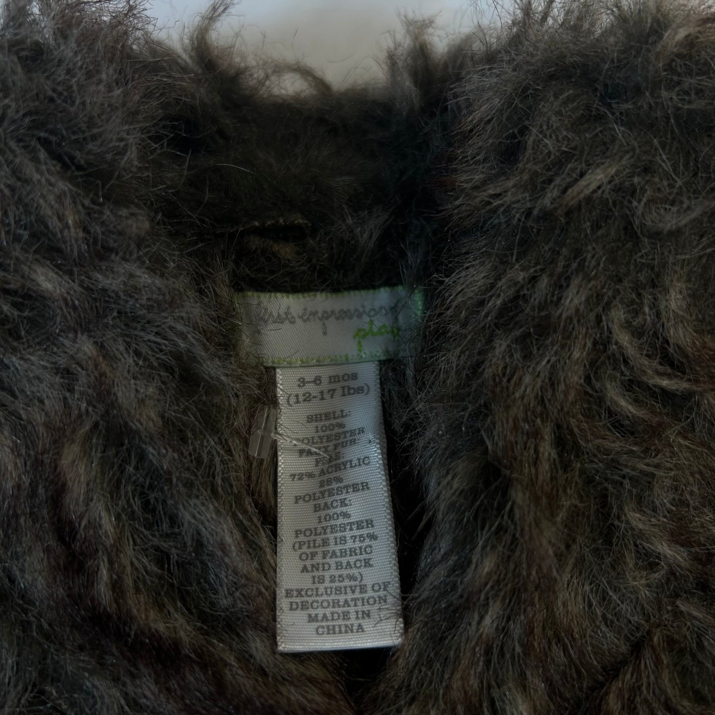 First Impressions Kids Fur Vest