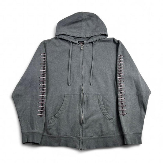 Vintage Independent Trucks Company Sleeve Hit Zip Up Hoodie