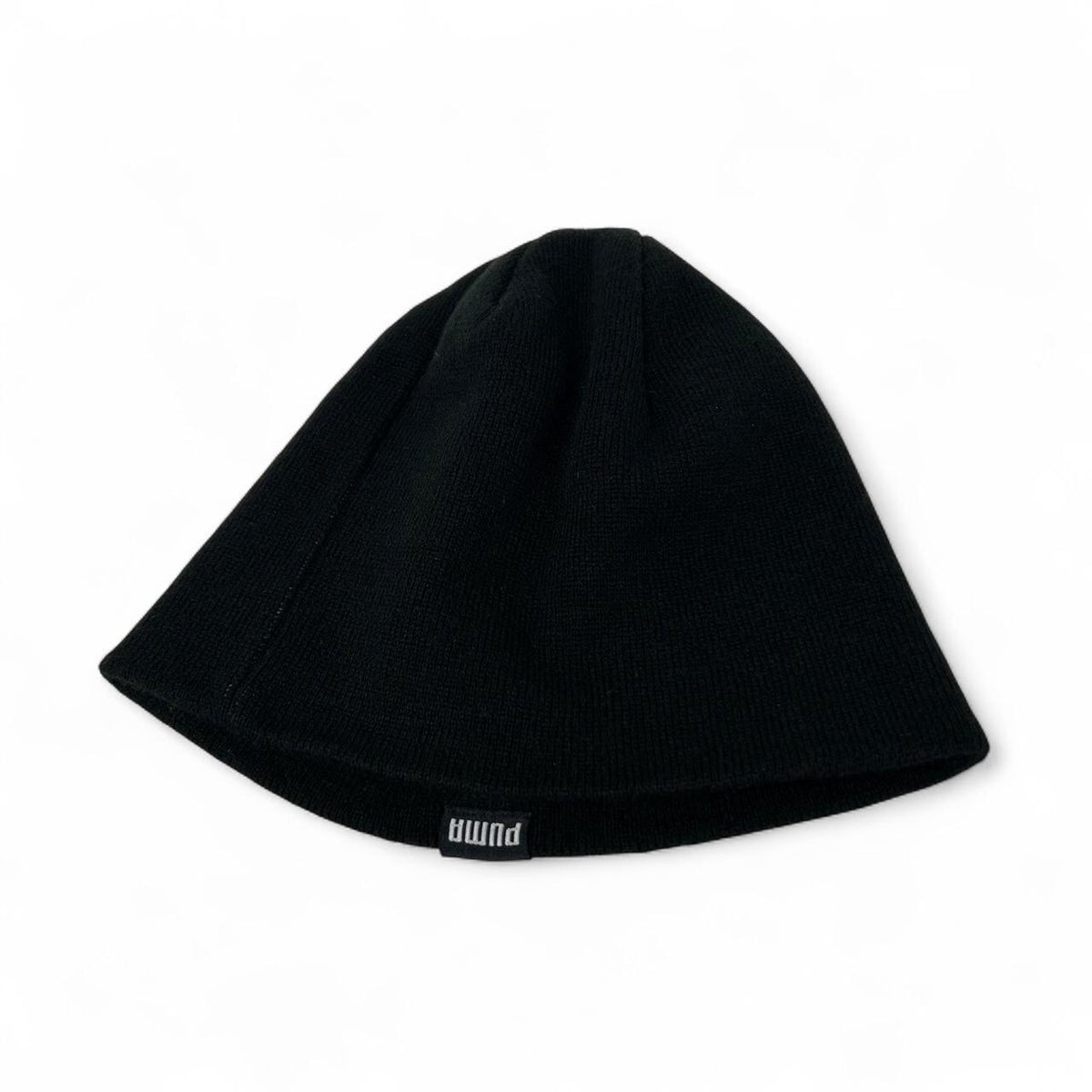 Y2K Puma Evercat Jumpcat 2.0 Logo Black Knit Beanie