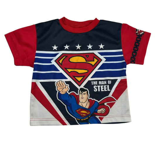 2004 Superman Dc Warner Bros T-Shirt 4T