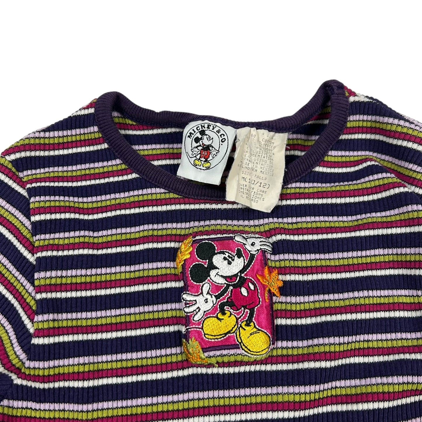 Vintage Mickey Co Kids Long Sleeve 10/12Y