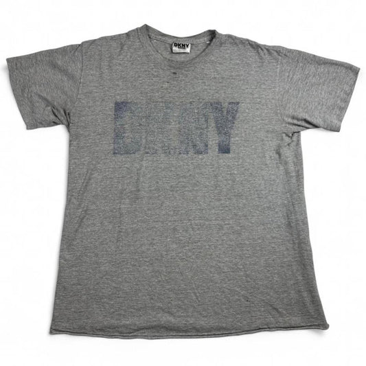 Vintage DKNY Thrashed Graphic Logo T-Shirt