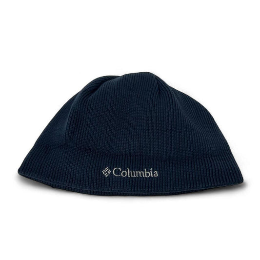 Vintage Columbia Navy Knitted Skully Beanie