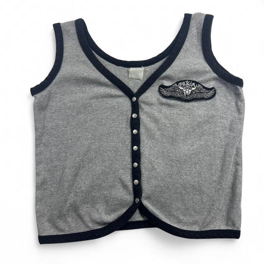 1998 Sturgis Motorcycle Women’s Button Tank Top Size S