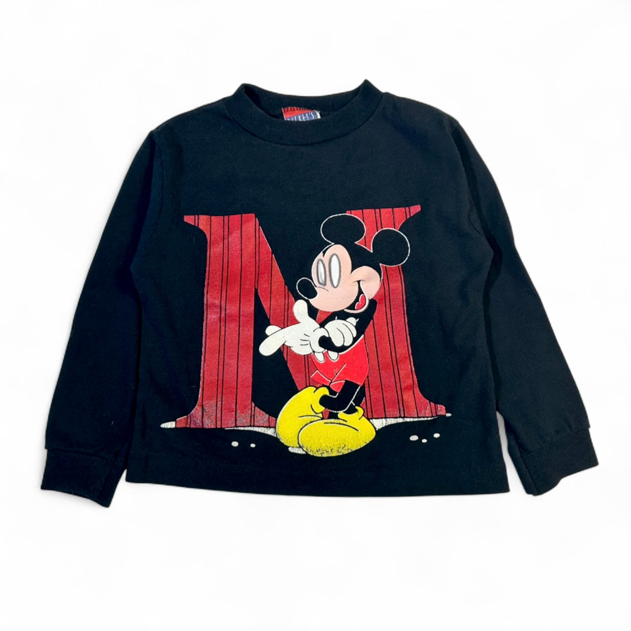 Vintage Mickey Mouse Disney Kids Long Sleeve