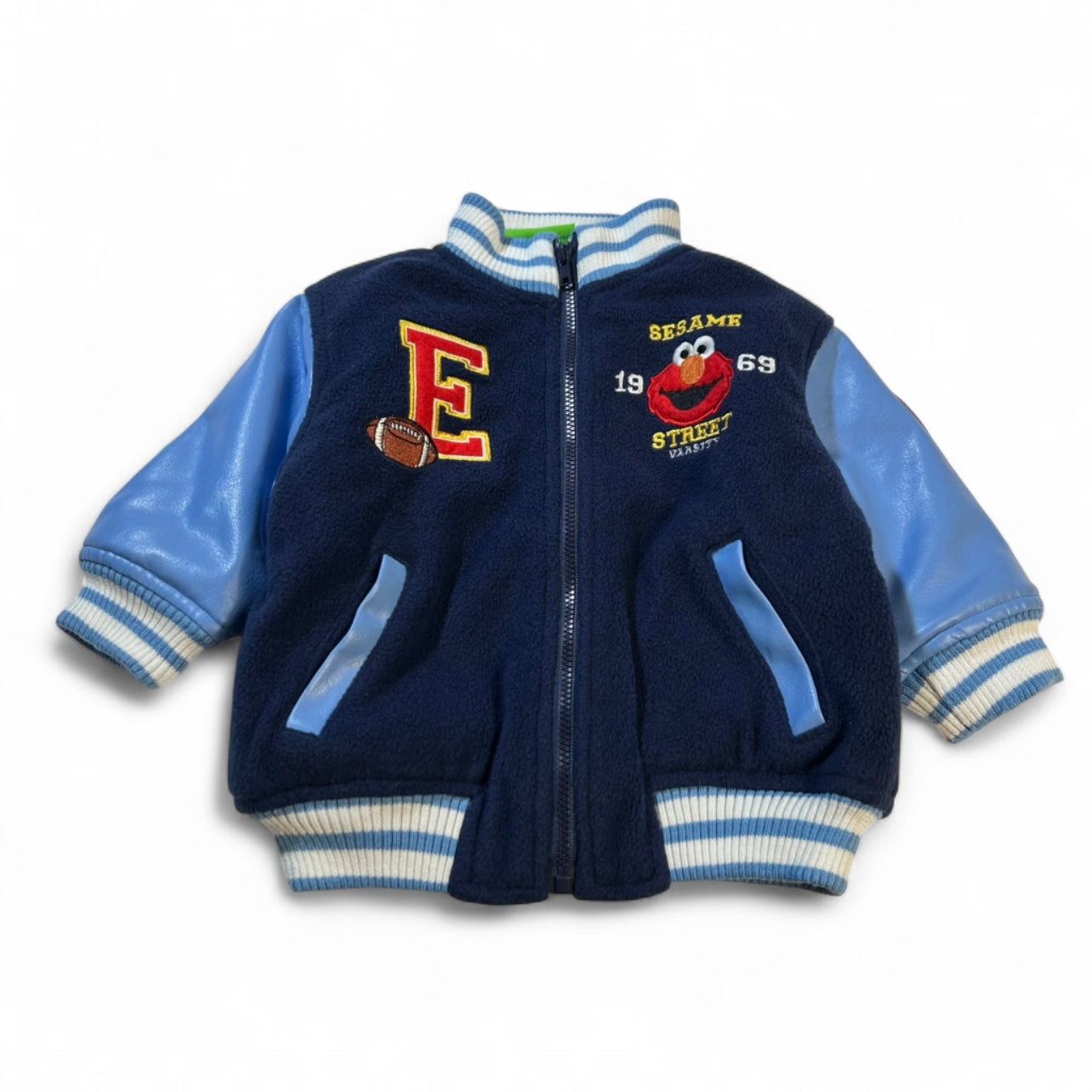 2005 Elmo Sesame Street Kids Varsity Jacket 12M