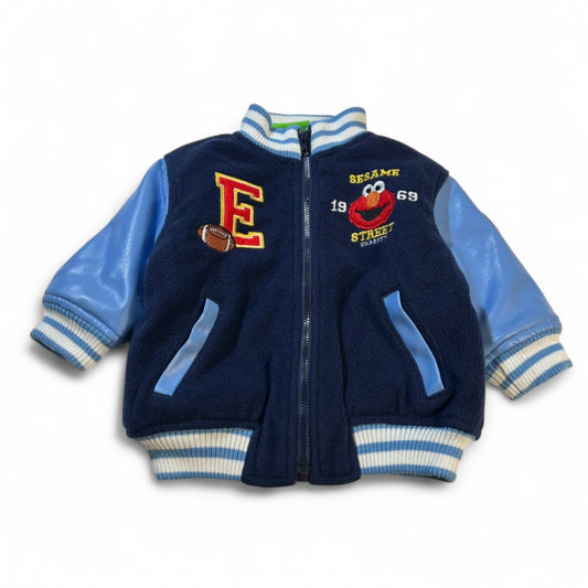 2005 Elmo Sesame Street Kids Varsity Jacket 12M