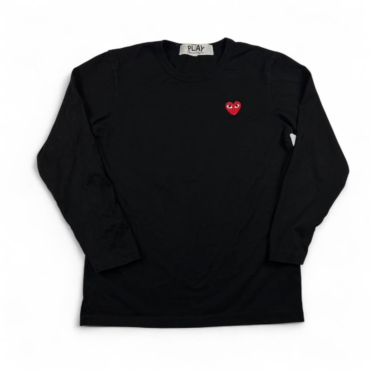 Comme des Garçons PLAY Red Heart Long Sleeve T-Shirt