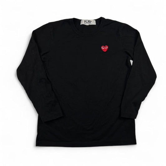 Comme des Garçons PLAY Red Heart Long Sleeve T-Shirt