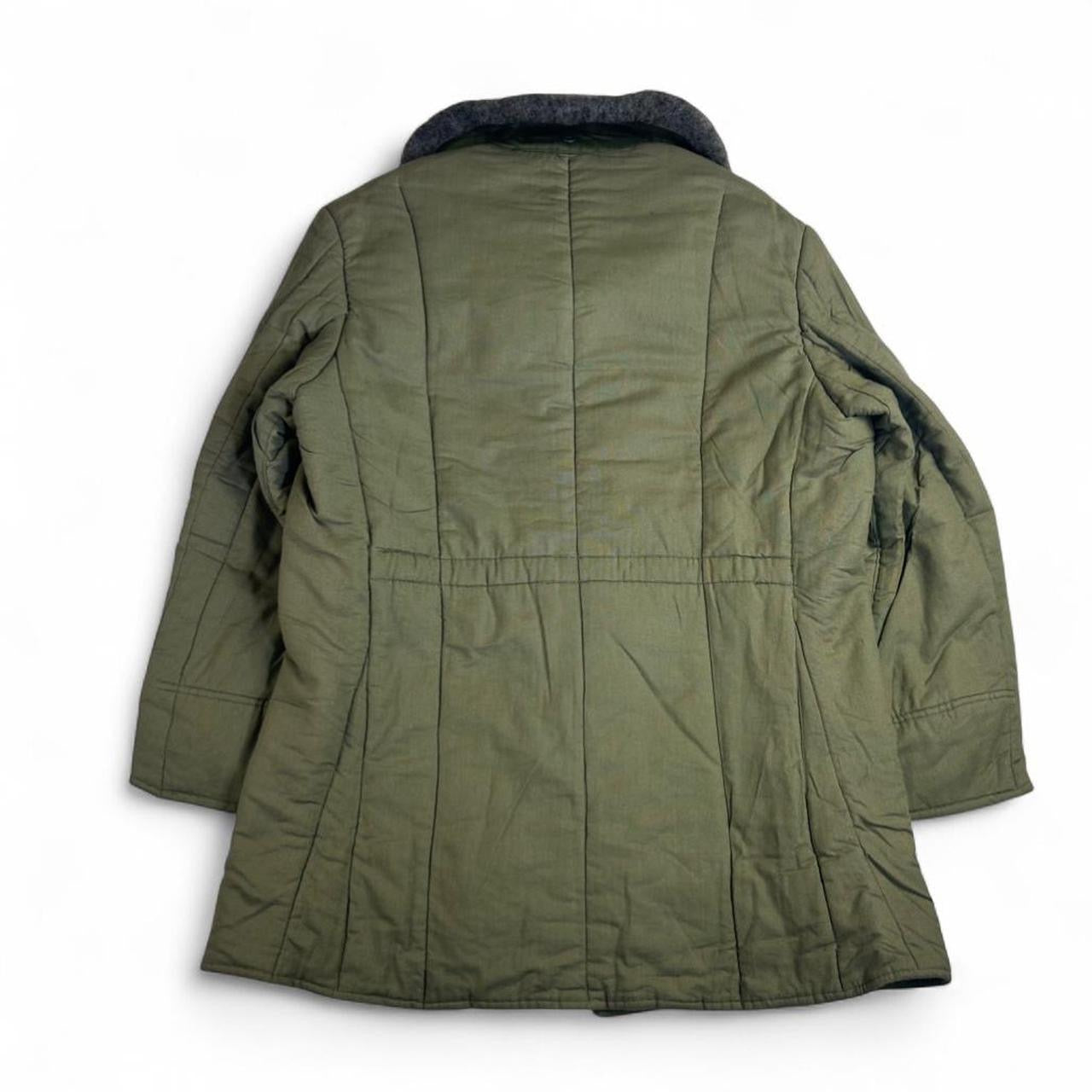 Vintage 1980s Hungarian Quilted Military Parka Jacket