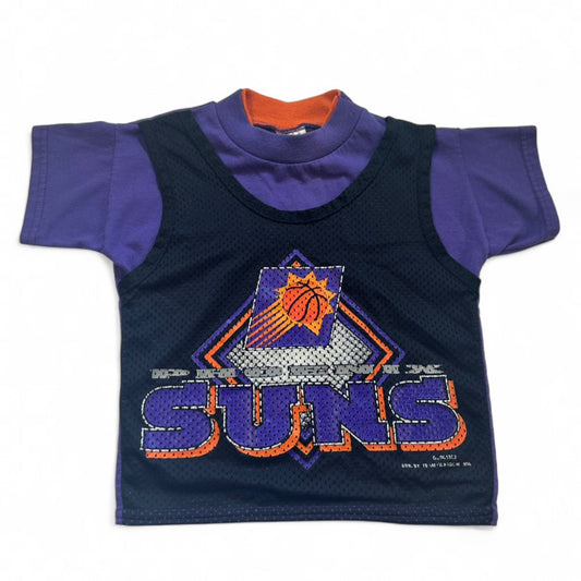 Vintage Phoenix Suns NBA Jersey Layered Kids T-Shirt 4T