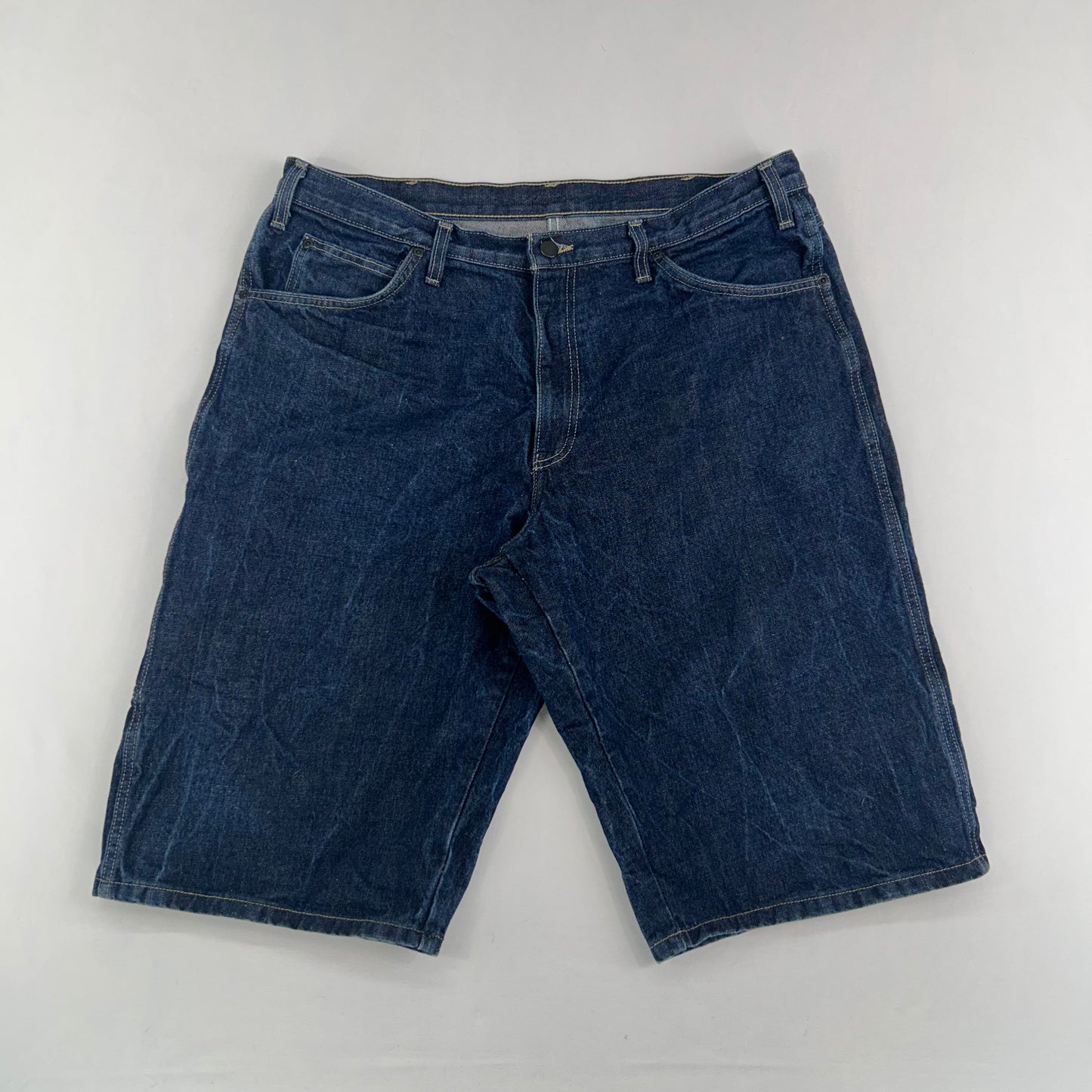 Y2k Dickies Men’s Carpenter Dark Wash Denim Baggy Shorts