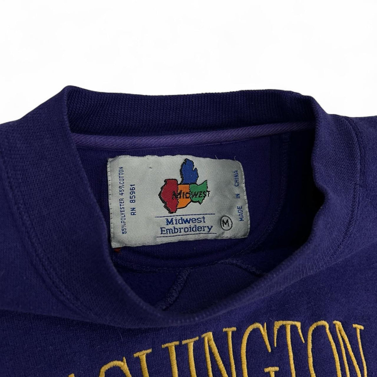 Vintage University of Washington Huskies Purple Sweatshirt Size M
