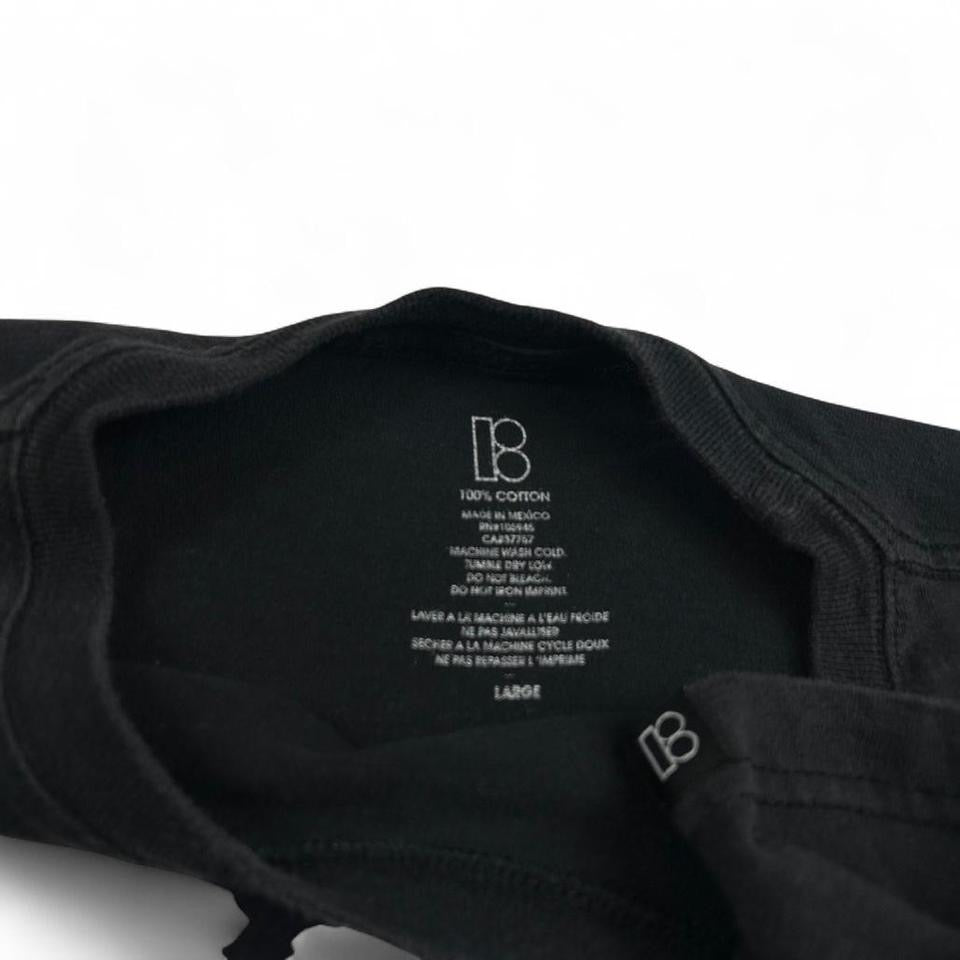 Plan B Skateboarding Brand Logo Black Graphic T-Shirt Size L