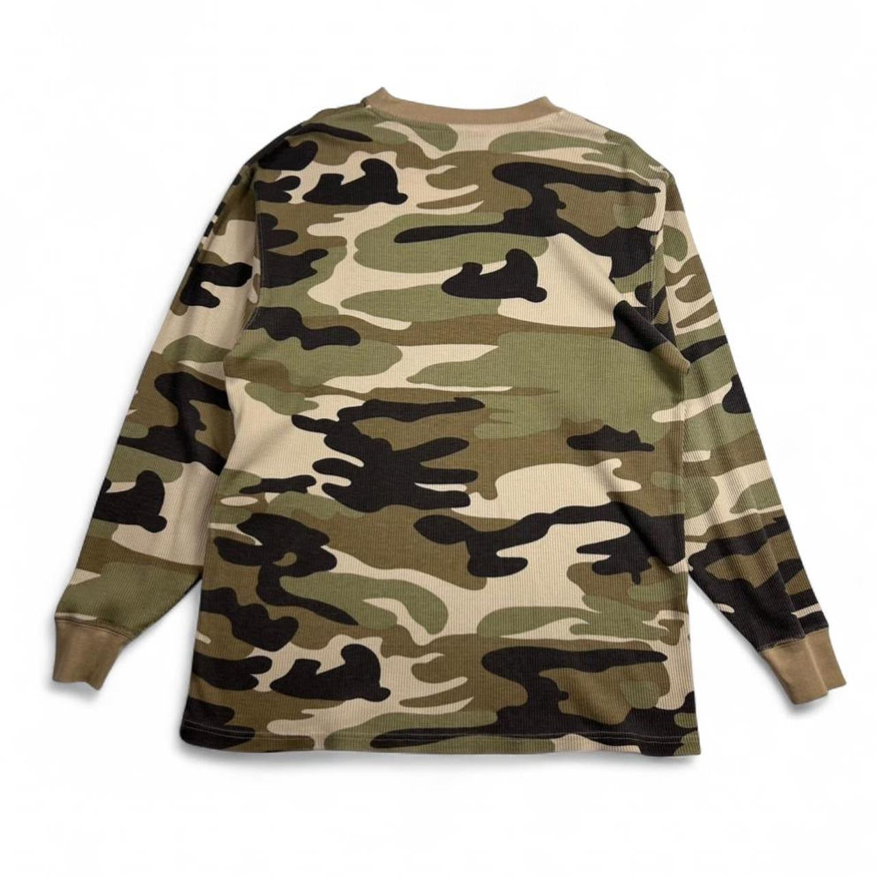 Vintage South Pole Camo Waffle Knit Thermal Long Sleeve Shirt