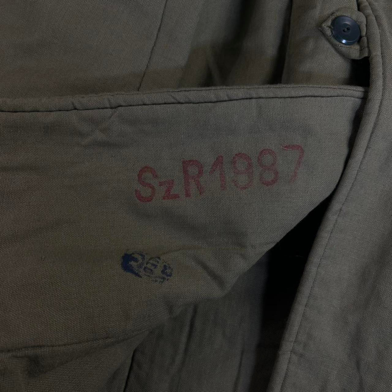 Vintage 1980s Hungarian Quilted Military Parka Jacket