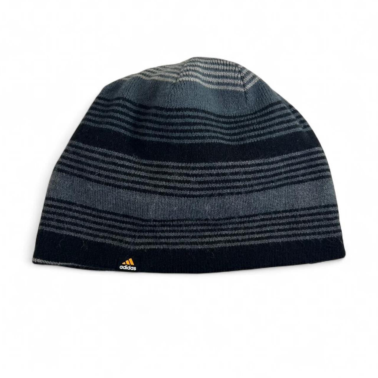 Vintage 2000’s Adidas Striped Knitted Skull Cap Beanie