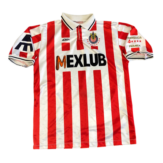 Vintage Chivas De Guadalajara Retro Home Soccer Bootleg Jersey