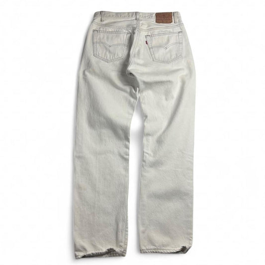 Vintage 80s Levi’s 501 White Denim Jeans